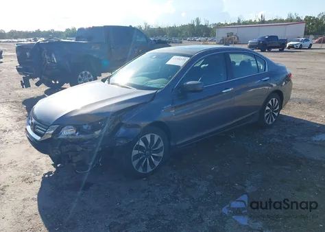 2014 Honda Accord Hybrid Ex-L from USA, damaged, VIN 1HGCR6F54EA006086